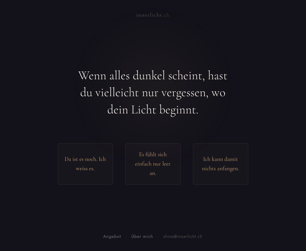 Innerlicht website screenshot