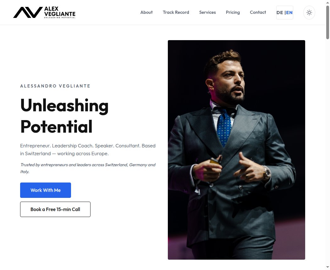 Vegliante website screenshot